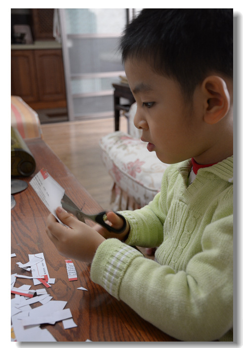 学习使用剪刀