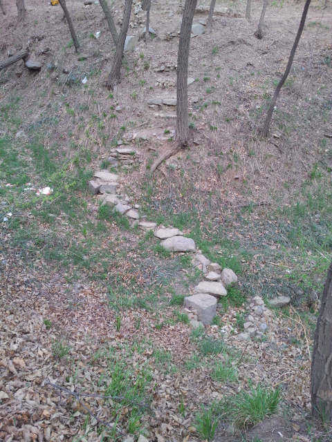 山涧里的石路