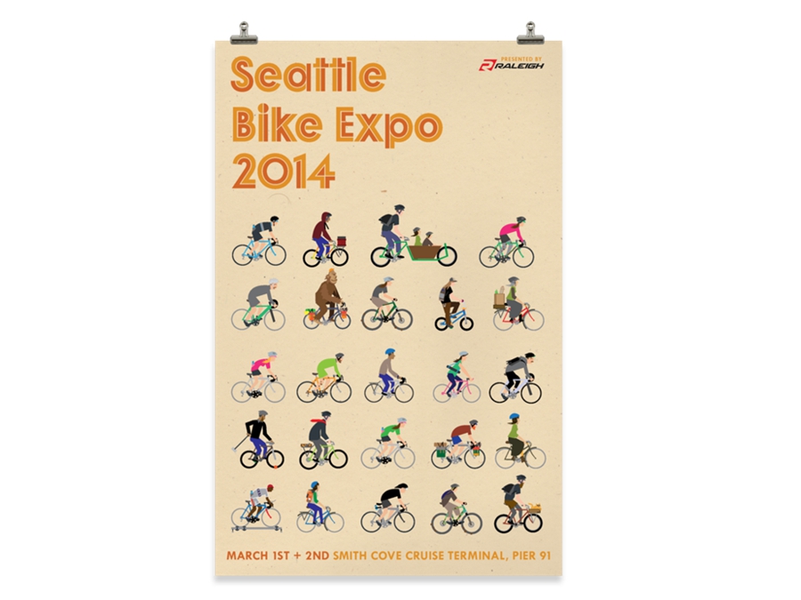 Seattle Bike Expo在西雅图落幕 海报引领潮流风尚 4.jpg