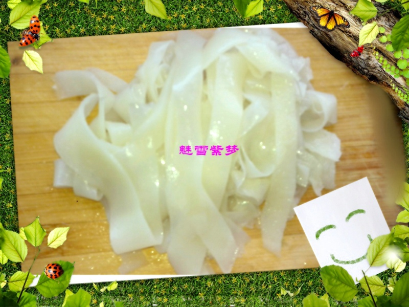 切条的面皮