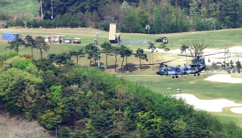 疑似来自朝鲜的无人机，在韩国上空拍摄美国萨德反导系统（THAAD）在星州郡的部署地点.jpg