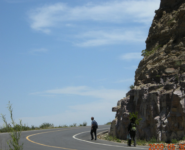 春天时盘山公路