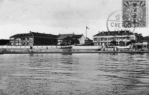 1910年代的海滨饭店外观。