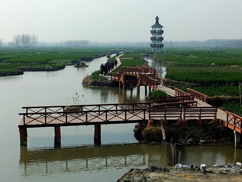 观光塔与步道