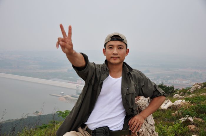 山顶的自拍