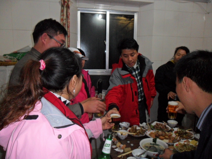 烟台驴友跟荣成驴友喝酒