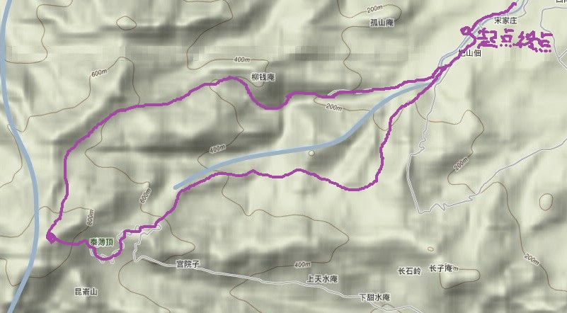 2012,1,14军营--柳前庵--泰礡顶--魏家庵--军营路线图.jpg