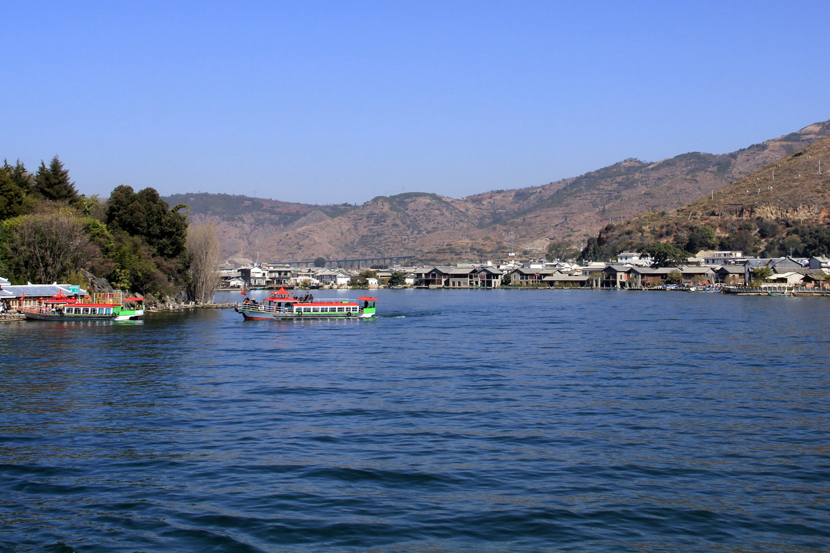 远远望见南诏风情岛